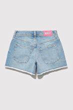 Mavi Kız Çocuk Kot Şort M7410655-89489