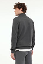 Lumberjack Erkek Sweatshirt BS47 HZIP SW ANTRASIT