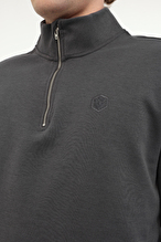 Lumberjack Erkek Sweatshirt BS47 HZIP SW ANTRASIT