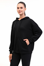 Lumberjack Kadın Sweatshirt CARLA-H GINSEN SIYAH