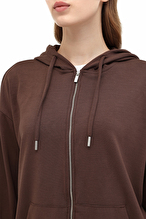 Lumberjack Kadın Sweatshirt CARLA-H GINSEN KAHVE