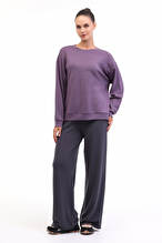 Lumberjack Kadın Sweatshirt 16ALICE-C CK97 MOR
