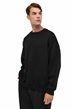 Lumberjack Erkek Sweatshirt ROS 16HS108 SIYAH