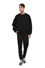 Lumberjack Erkek Sweatshirt ROS 16HS108 SIYAH