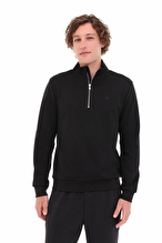 Lumberjack Erkek Sweatshirt BS47 HZIP SW SIYAH