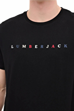 Lumberjack Erkek Tişört MESSUS 11URBNG2022 SIYAH