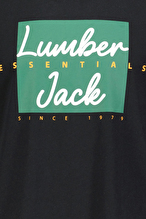 Lumberjack Erkek Tişört 11-FORTINO SIYAH