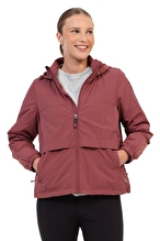 Lumberjack Kadın Yağmurluk FOLDOWN BORDO