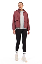 Lumberjack Kadın Yağmurluk FOLDOWN BORDO