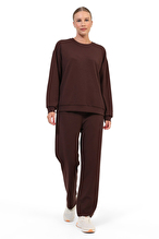 Lumberjack Kadın Sweatshirt 16ALICE-C CK97 KAHVE
