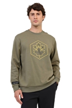 Lumberjack Erkek Sweatshirt ARMAN 16NAT26-4 HAKI