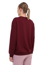 Lumberjack Kadın Sweatshirt BASIC SN79 BORDO