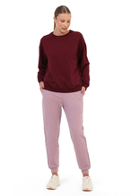 Lumberjack Kadın Sweatshirt BASIC SN79 BORDO
