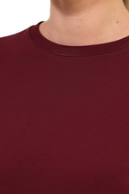 Lumberjack Kadın Sweatshirt BASIC SN79 BORDO