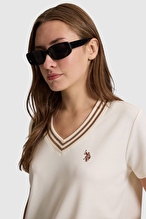U.S. Polo Assn. Kadın Tişört 9904.VR256