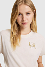 U.S. Polo Assn. Kadın Tişört 10048.VR256