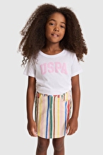 U.S Polo Assn. Kız Çocuk Tişört PU-8651VR013
