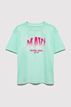 Mavi Kız Çocuk Tişört M7610386-71643