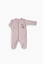 Kitikate Organik Cute Bunny 3'lü Patikli Tulum S60918