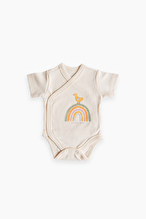 Kitikate Organik Cute Bunny 3'lü Kruvaze Kısa Kol Body S60920