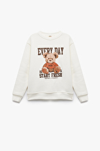 Koton Kız Çocuk Sweat 7WKG10041AK