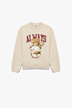 Koton Kız Çocuk Sweat 7WKG10036AK
