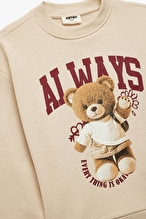 Koton Kız Çocuk Sweat 7WKG10036AK