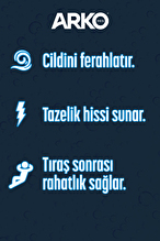 Arko Tıraş Kolonyası 255 ml Cool