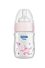 Wee Baby Klasik Plus Geniş Ağızlı Isıya Dayanıklı Cam Biberon 120 ml