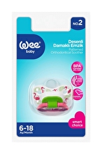 Wee Baby Desenli Damaklı Emzik No:2