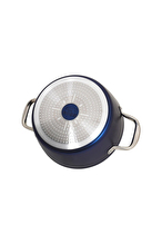 Leggno Master Titanium Derin Tencere Metalik Mavi 20 cm