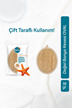 Balmy Doğal Kabak Oval Banyo Kesesi