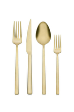 Korkmaz Lora Satin Gold 24 Parça Çatal Kaşık Bıçak Seti