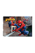 Spiderman 25x35 15 Yaprak Karton Kapak Spiralli Resim Defteri