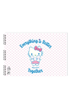Hello Kitty 35*50 15 Yp. Spiralli Resim Defteri