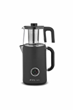 Kıng Çaystar Dijital Çay Makinesi Beyaz KCM 387 Siyah