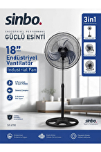 Sinbo Sf-6799 18'' Sanayi Tipi Vantilatör