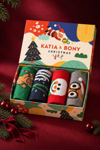 Katia&Bony Unisex 4'lü Çorap 22201W3038.RNK
