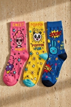 Katia&Bony Unisex 3'lü Çorap 22601U4003.RNK