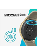 ttec Tempus Pro 34mm AMOLED Ekranlı Yuvarlak Alüminyum Kasa Akıllı Saat 2SW05RA-Rose Gold