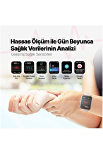 ttec Tempus 46 mm TFT Ekranlı Dikdörtgen Kasa Akıllı Saat 2SW01M-Lacivert