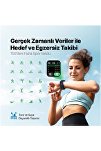 ttec Tempus 46 mm TFT Ekranlı Dikdörtgen Kasa Akıllı Saat 2SW01M-Lacivert