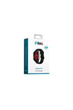 ttec Tempus Pro 47mm AMOLED Ekranlı Dikdörtgen Kasa Akıllı Saat 2SW04S-Siyah