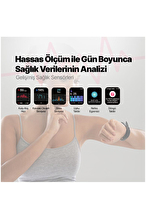 ttec Tempus Pro 47mm AMOLED Ekranlı Dikdörtgen Kasa Akıllı Saat 2SW04S-Siyah