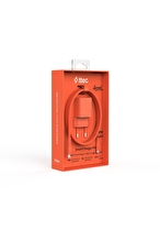 ttec 2SCG20LNT SmartCharger GAN 20W PD Seyahat Hızlı Şarj Aleti + USB-C - Lightning 120cm Kablolu Turuncu
