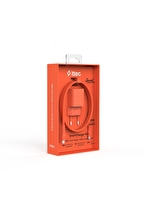 ttec 2SCG20CNT SmartCharger GAN 20W PD Seyahat Hızlı Şarj Aleti + USB-C - USB-C 3A Kablolu Turuncu