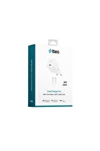 ttec 2SCP03CB SmartCharger GAN 30W PD Seyahat Hızlı Şarj Aleti + USB-C - USB-C 3A Kablo-Beyaz