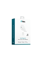 ttec 2SCP03LB SmartCharger GAN 30W PD Seyahat Hızlı Şarj Aleti + USB-C - Lightning 150cm Kablo-Beyaz