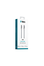 ttec 2DK53UG ttec AlumiCable USB-C - USB-C 150cm 100W PD/QC Hızlı Şarj/Data Kablosu Uzay Grisi Uzay Grisi
