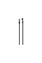 ttec 2DK63S AlumiCable USB-C USB-C 60W PD/QC 90° L Tasarımlı Gamer Oyuncu 150cm Hızlı Şarj/Data Kablosu-Siyah